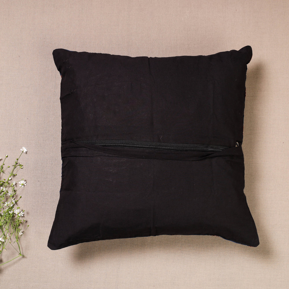  Ajrakh Block Printed Cotton Cushion Cover 