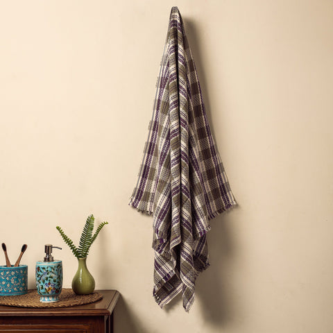 Buy Alampur Handloom Cotton Bath Towel