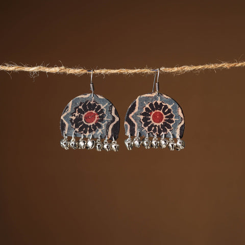 Aliya Ghungroo Work Fabart Earrings 