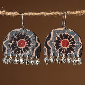 Aliya Ghungroo Work Fabart Earrings 