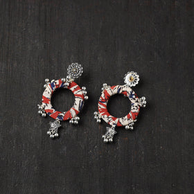 Multicolor - aliya gs fabart handmade earrings - handcrafted