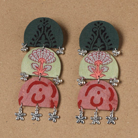 Amaira ghungroo work fabart handmade earrings - handcrafted