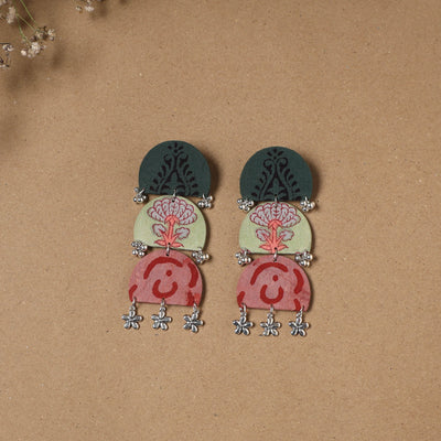 Amaira ghungroo work fabart handmade earrings - handcrafted