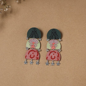 Amaira ghungroo work fabart handmade earrings - handcrafted