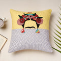  Applique Quilted Cotton Cushion Cover 