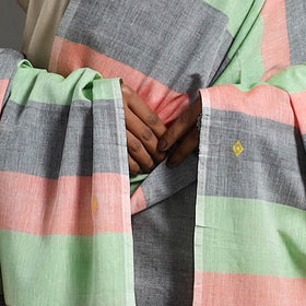 Multicolor - assam weave thread buti cotton handloom