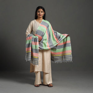 Multicolor - assam weave thread buti cotton handloom