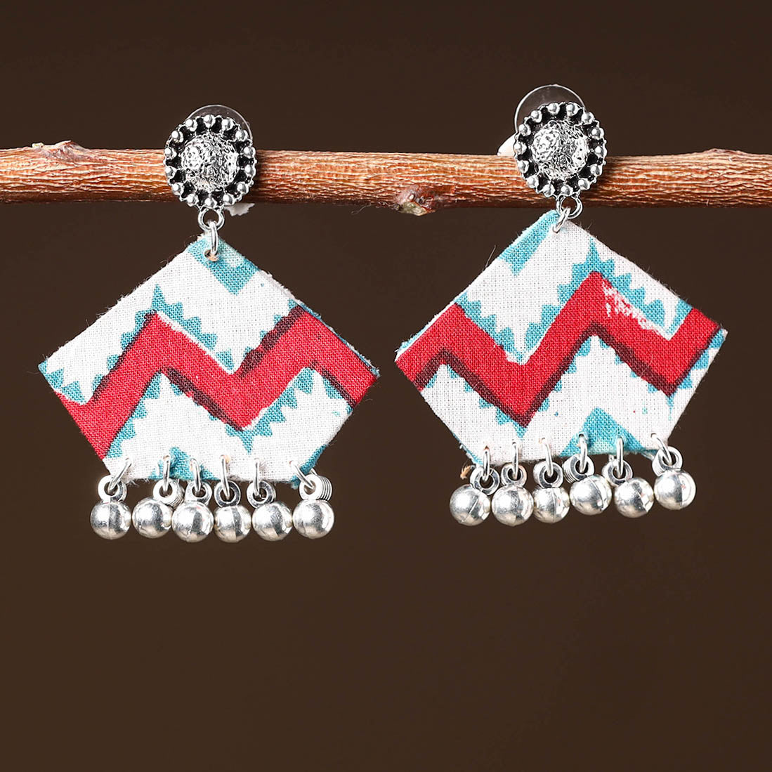 Buy Ayaat Handcrafted GS Fabart Earrings