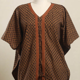Buy Multicolor Bagh Block Print Cotton Kaftan
