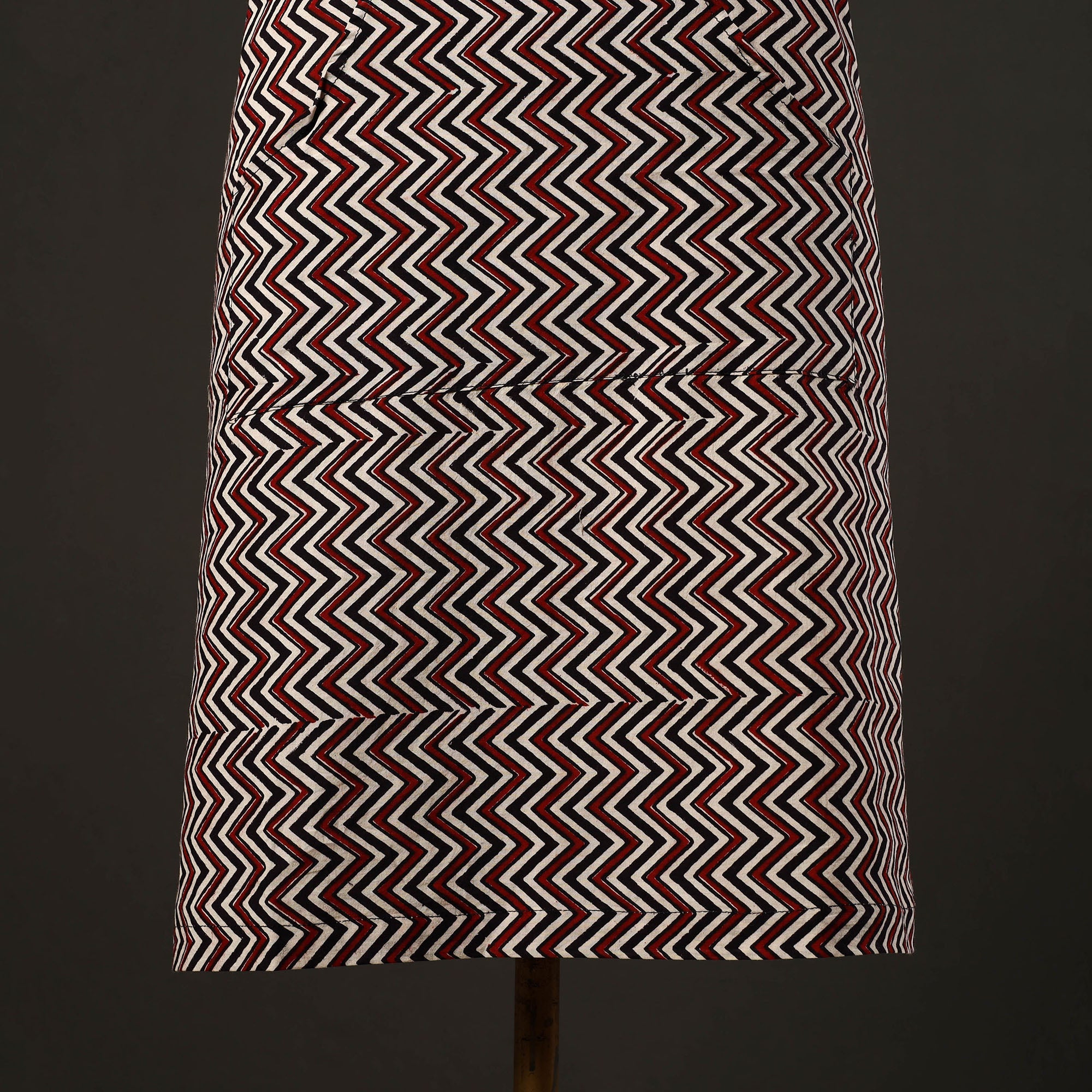 Multicolor - bagh cotton apron with pocket 27 - handcrafted