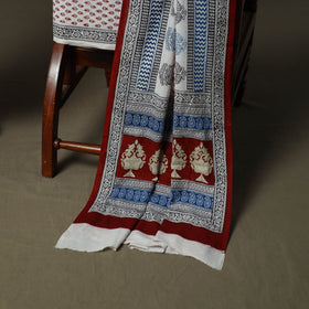 Bagh hand block print natural dyed cotton 3pc unstitched
