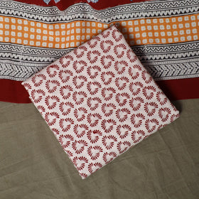 Bagh hand block print natural dyed cotton 3pc unstitched