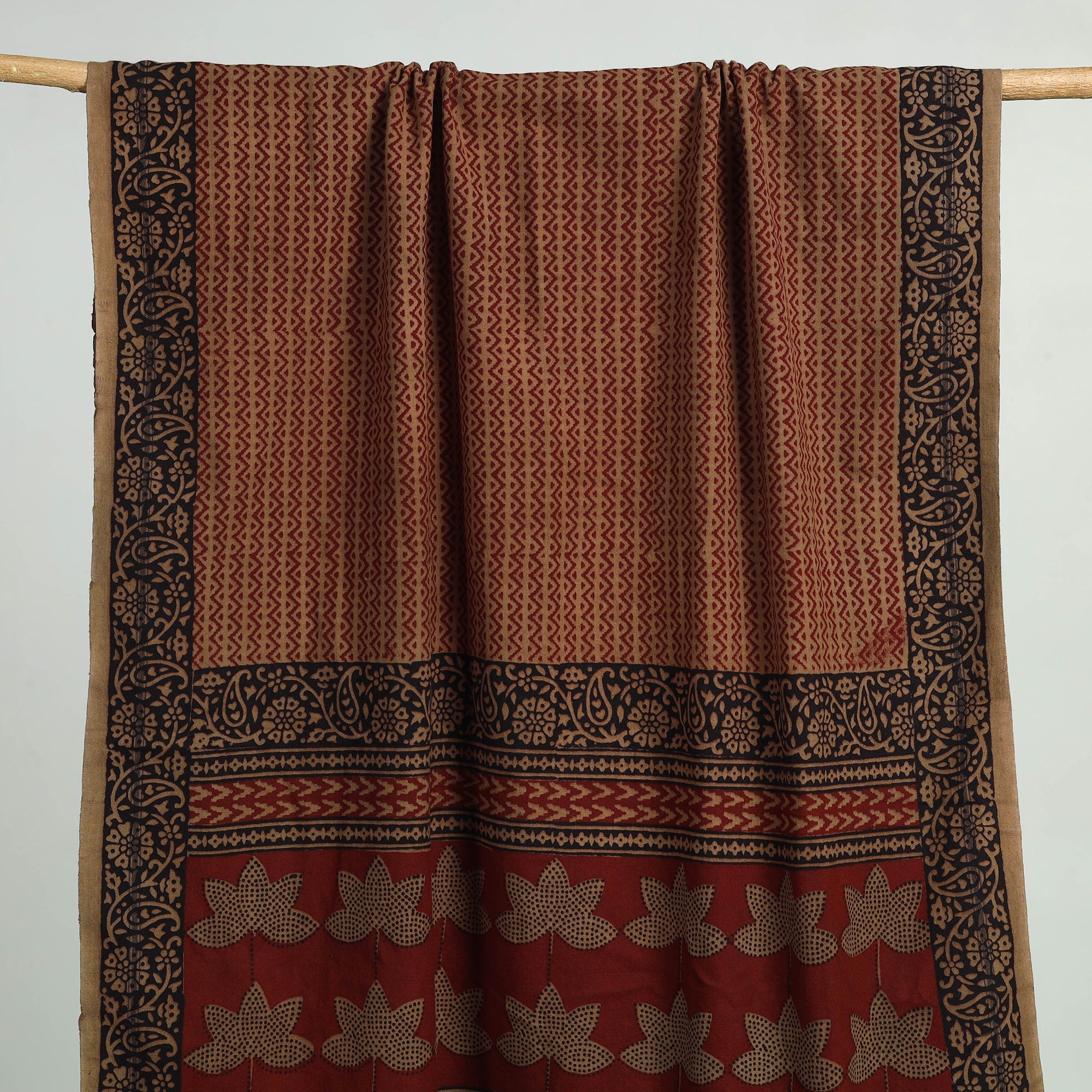 Multicolor - bagh hand cotton handloom towel 05