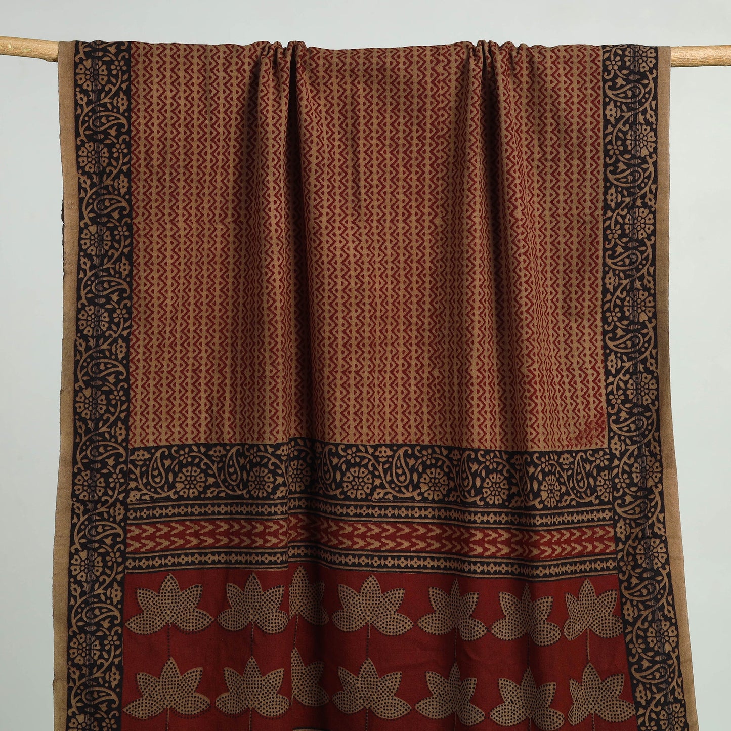 Multicolor - bagh hand cotton handloom towel 05