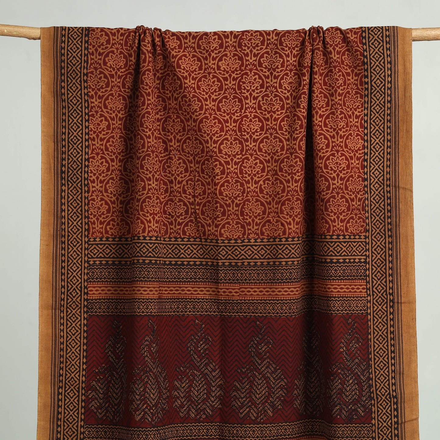 Bagh Hand Block Print Cotton Handloom Towel