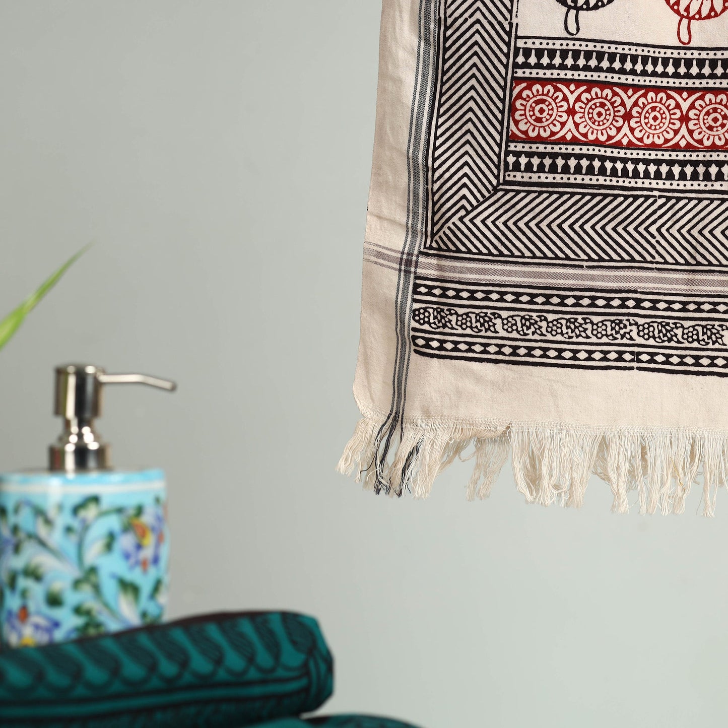 Bagh Hand Block Print Cotton Handloom Towel