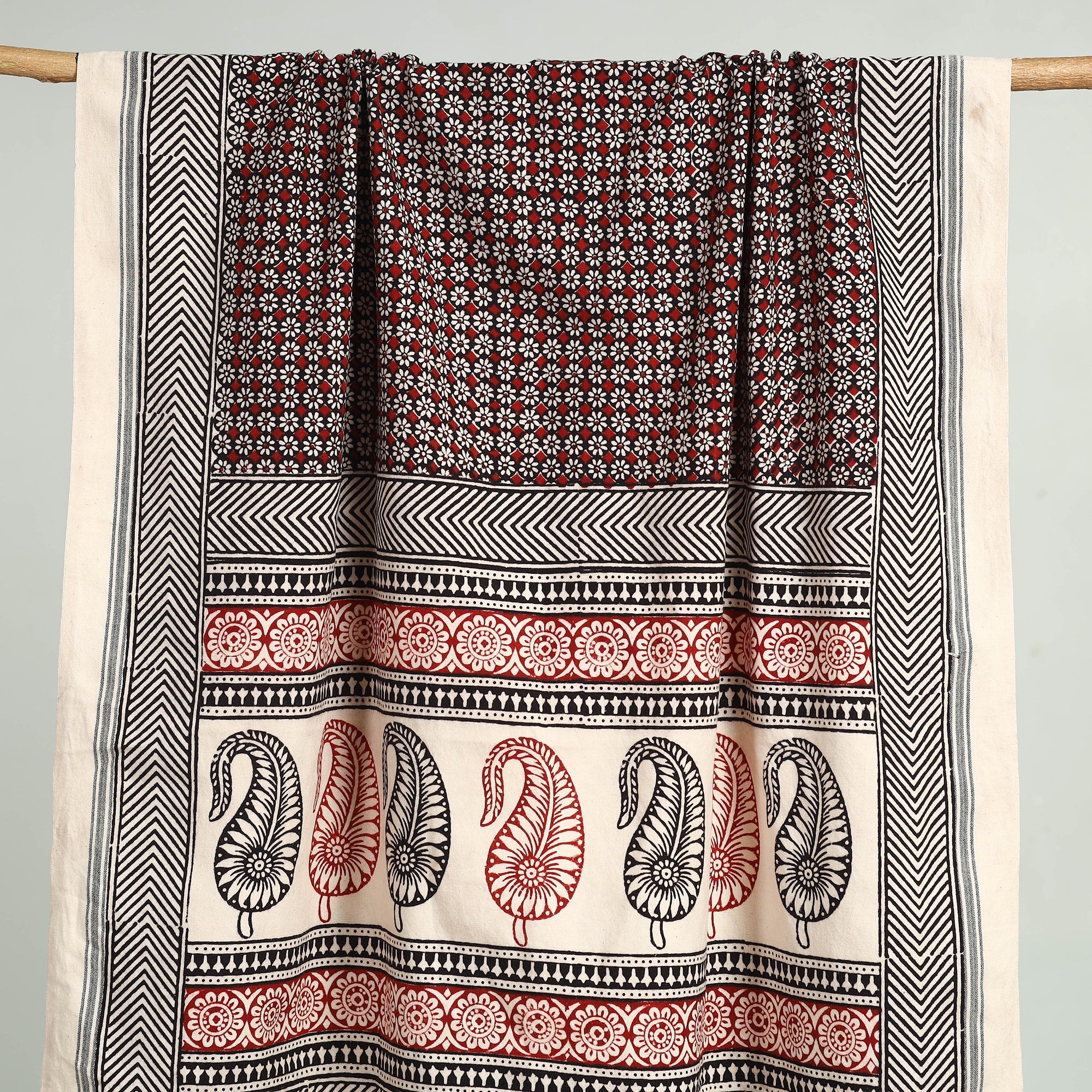 Bagh Hand Block Print Cotton Handloom Towel