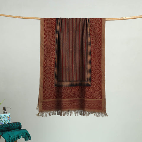 Bagh Hand Block Print Cotton Handloom Towel