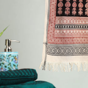 Bagh Hand Block Print Cotton Handloom Towel