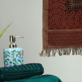 Bagh Hand Block Print Cotton Handloom Towel