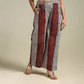 White Bagh Block Print Natural Dyed Cotton Palazzo