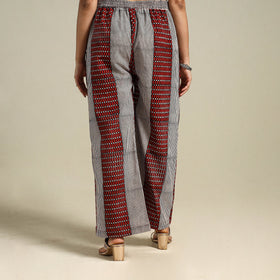 White Bagh Block Print Natural Dyed Cotton Palazzo