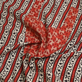 Buy Multicolor Bagh Print Patchwork Cotton Kurta Material