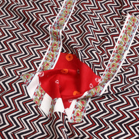 Buy Multicolor Bagh Print Patchwork Cotton Kurta Material