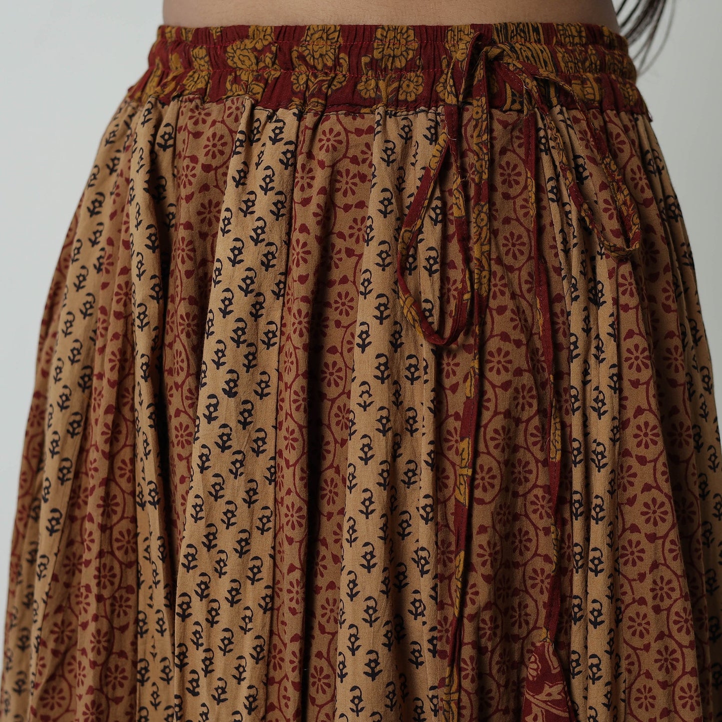 Multicolor - bagh skirt with 24 kali patchwork 05