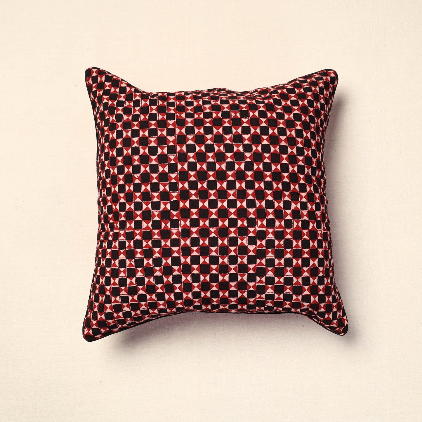 Multicolor Bagh Block Printed Cotton Cushion Cover (16 x 16 in) 18