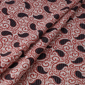 Buy Bagh Block Printed Kantha Style Cotton Fabric 17 Online at iTokri.com