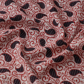 Buy Bagh Block Printed Kantha Style Cotton Fabric 17 Online at iTokri.com