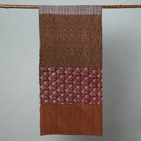  Bagh Block Printed Patchwork Cotton Stole 16 Online at iTokri.com
