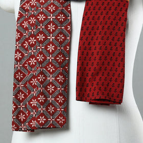  Bagh Block Printed Patchwork Cotton Stole 41 