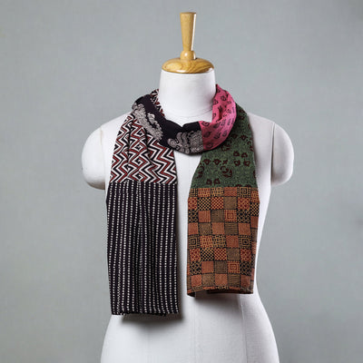  Bagh Block Printed Patchwork Cotton Stole Online at iTokri.com