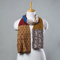Multicolor Bagh Block Printed Patchwork Cotton Stole