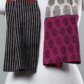  Bagh Block Printed Patchwork Cotton Stole Online at iTokri.com