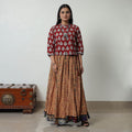 Multicolor - bagh skirt with 24 kali patchwork 03