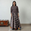 Multicolor - bagh skirt with 24 kali patchwork 10