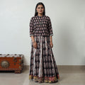 Multicolor - bagh skirt with 24 kali patchwork 11