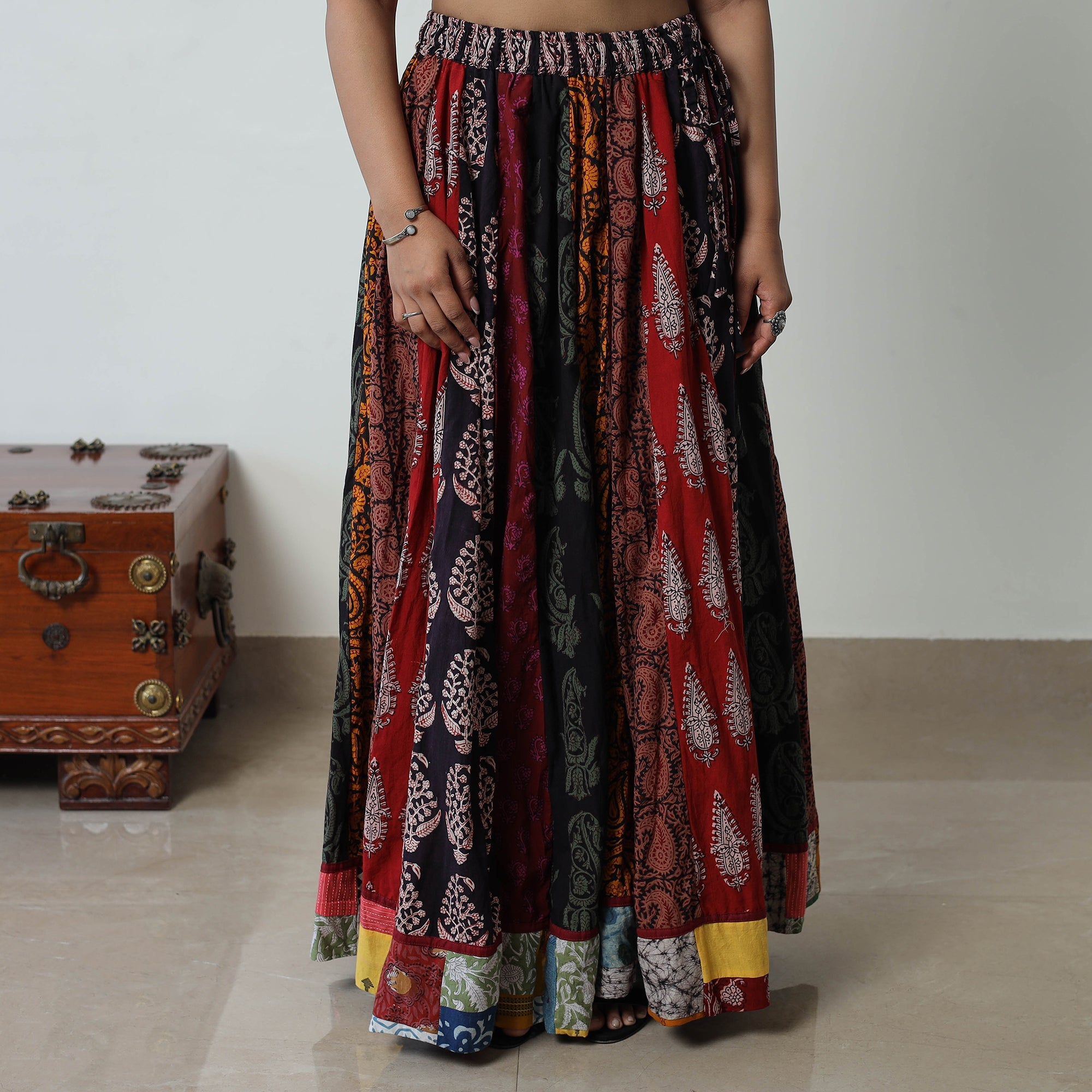  Bagh Print Skirt 