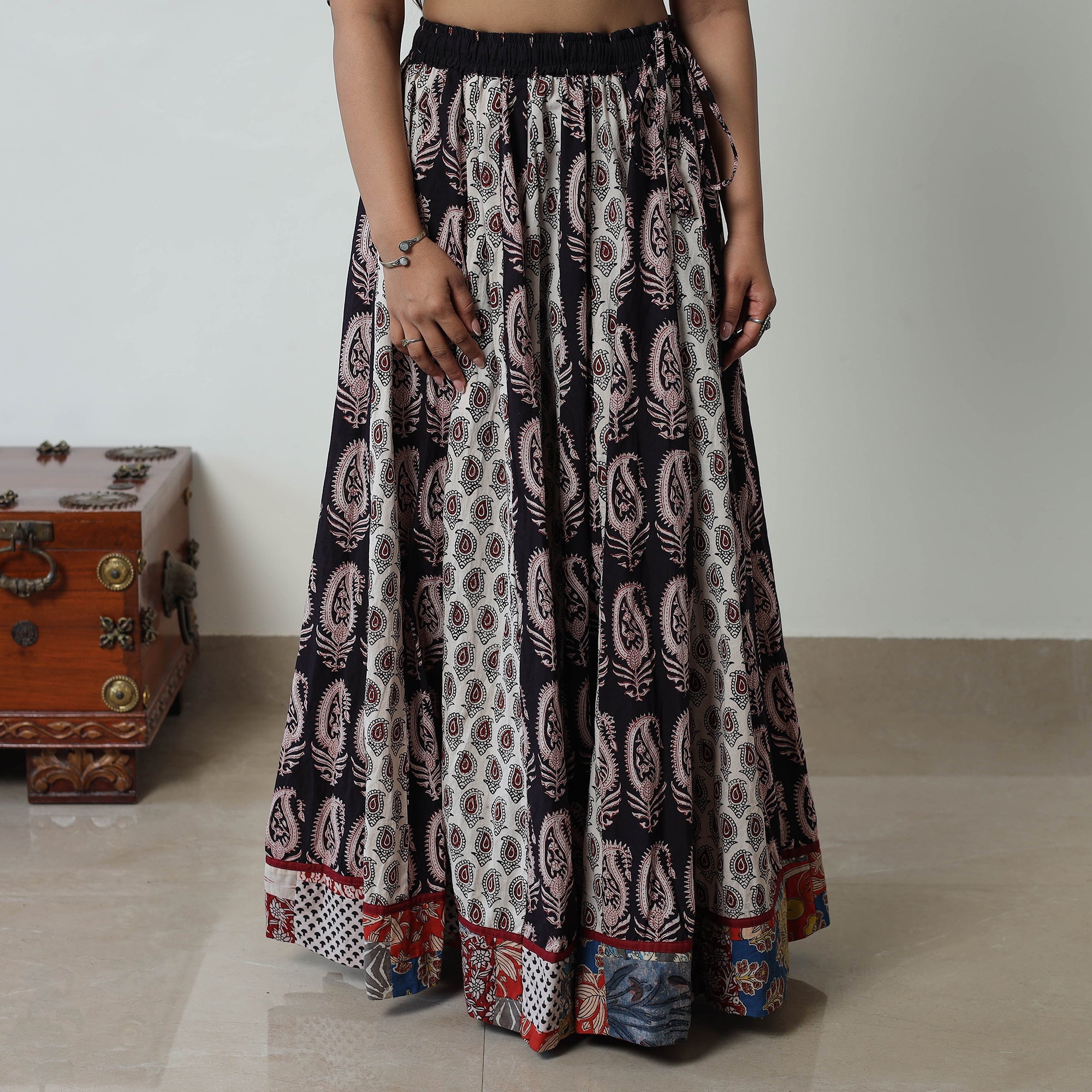  Bagh Print Skirt 