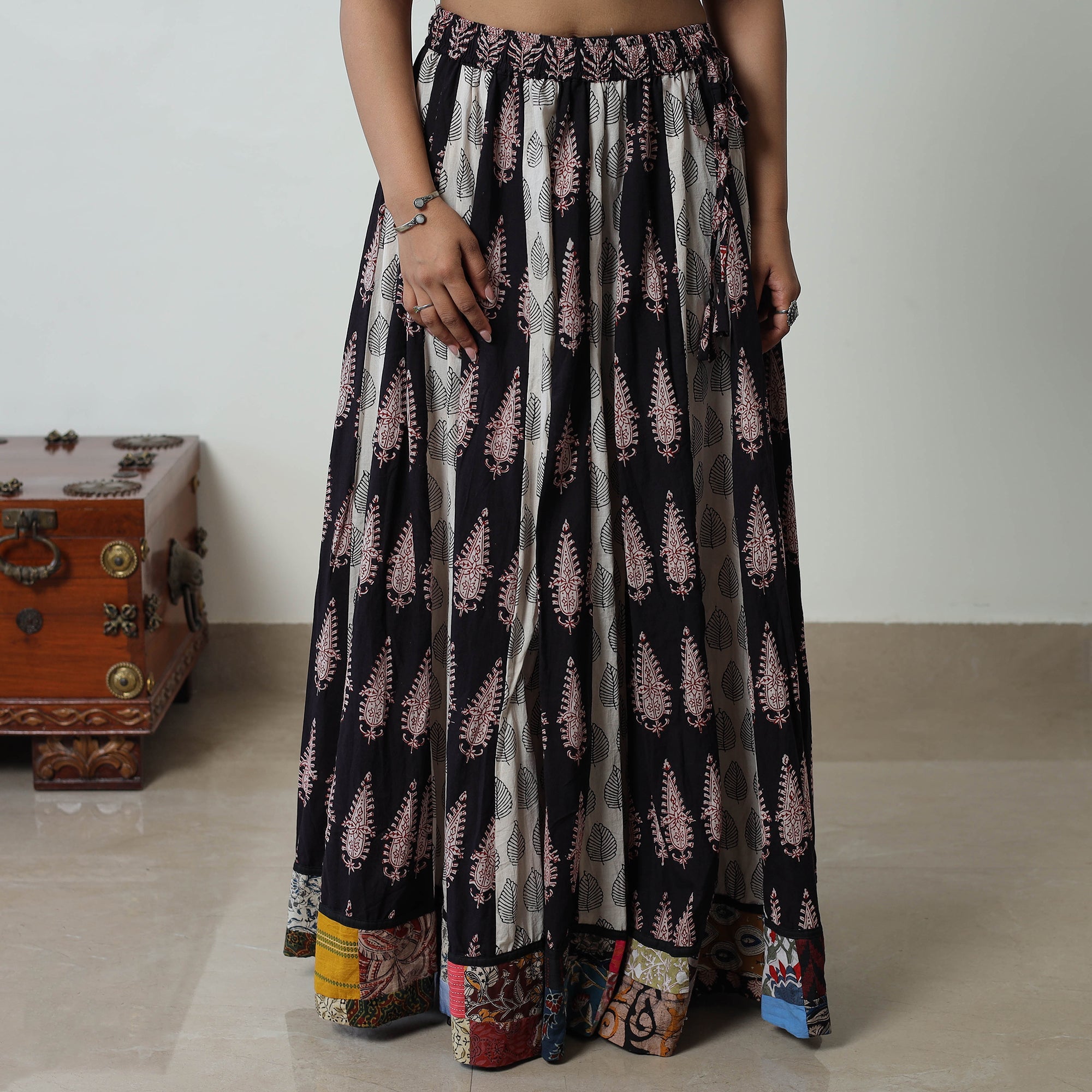  Bagh Print Skirt 