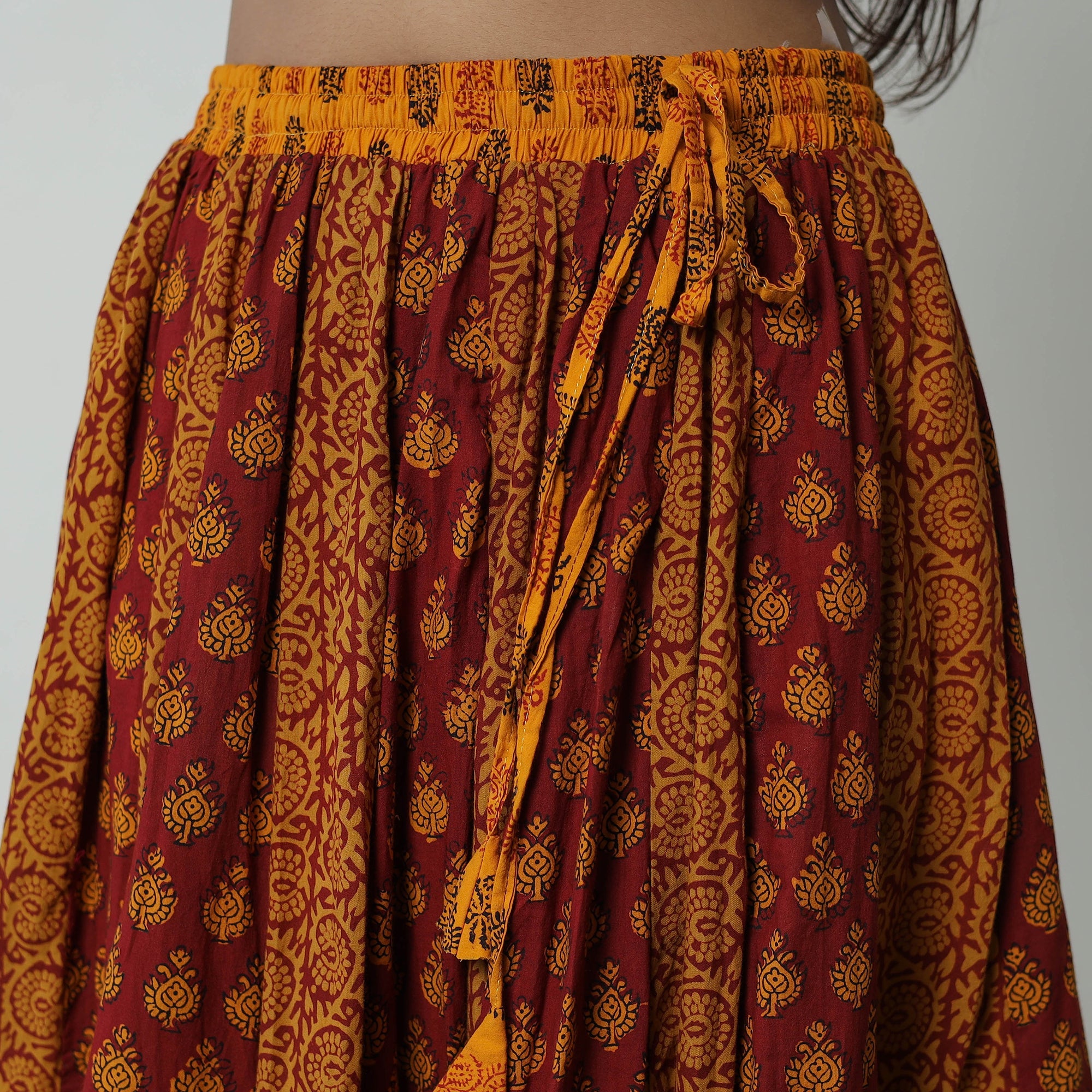 Buy Bagh Print Skirt Online l iTokri.com