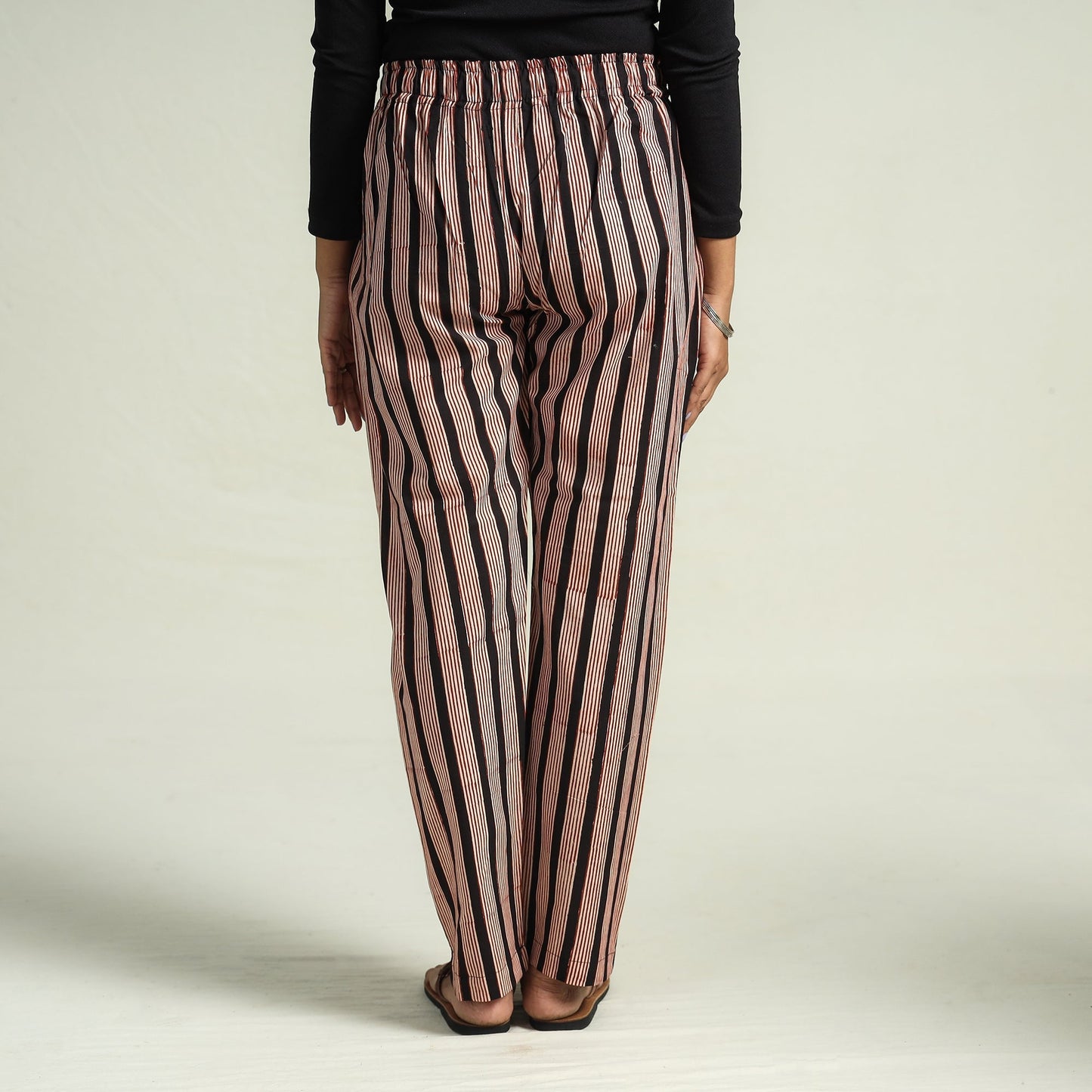  Bagru Block Printed Cotton Tapered Pant 