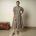 Buy Bagru Block Printed Cotton Tiered Dress 12 Online at iTokri.com