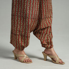 Bagru Block Print Cotton Elasticated Harem Pant