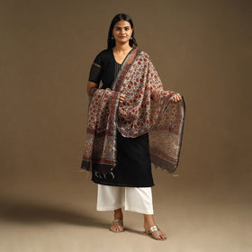 Multicolor - bagru cotton kota doria dupatta 15