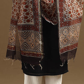 Multicolor - bagru cotton kota doria dupatta 15