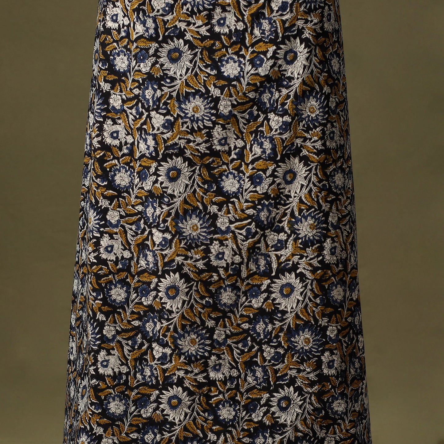 Multicolor - bagru cotton unstitched kurta material (2.75m)